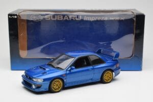 Subaru Impreza WRX Type R ブルー AUTOart 1:18 78612 メタル - 画像 8/8
