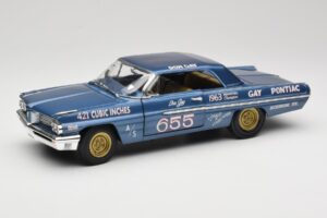Pontiac Catalina Super Duty Super Stock #655 ブルー 1962 Auto World 1:18 AW201/06 メタル