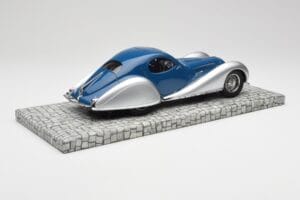 Talbot-Lago T150 C-SS クーペ ブルー シルバー Minichamps 1:18 107117122 レジン - 画像 2/6