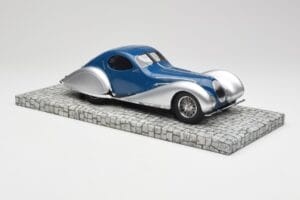 Talbot-Lago T150 C-SS クーペ ブルー シルバー Minichamps 1:18 107117122 レジン - 画像 4/6