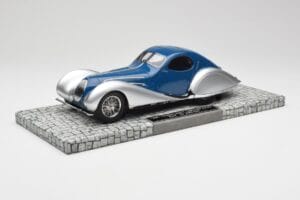Talbot-Lago T150 C-SS クーペ ブルー シルバー Minichamps 1:18 107117122 レジン