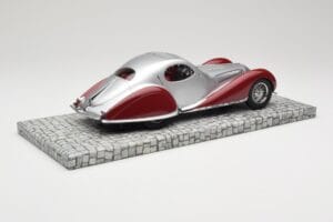 Talbot-Lago T150 C-SS クーペ シルバー レッド Minichamps 1:18 107117121 レジン - 画像 2/6