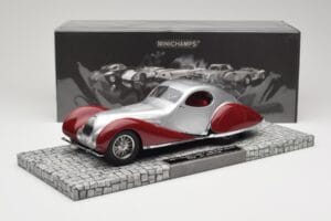 Talbot-Lago T150 C-SS クーペ シルバー レッド Minichamps 1:18 107117121 レジン - 画像 6/6