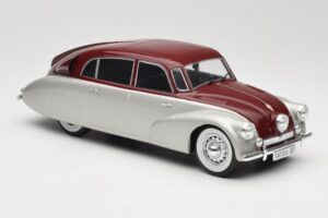 Tatra 87 シルバー & ダークレッド MCG 1:18 MCG18067 メタル - 画像 4/6