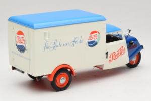 Tempo Dreirad Kastenwagen Pepsi Minichamps 1:18 150099024 メタル - 画像 3/8