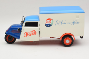 Tempo Dreirad Kastenwagen Pepsi Minichamps 1:18 150099024 メタル - 画像 4/8