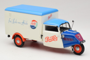 Tempo Dreirad Kastenwagen Pepsi Minichamps 1:18 150099024 メタル - 画像 6/8