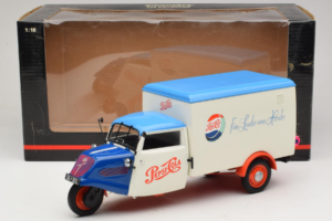 Tempo Dreirad Kastenwagen Pepsi Minichamps 1:18 150099024 メタル - 画像 8/8