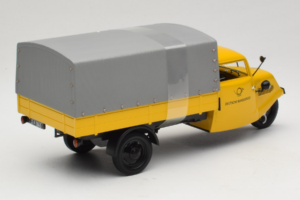 Tempo Hanseat Kastenwagen Deutsche Post Minichamps 1:18 TEMPO001 メタル - 画像 2/6