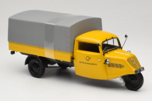 Tempo Hanseat Kastenwagen Deutsche Post Minichamps 1:18 TEMPO001 メタル - 画像 4/6