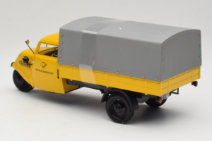 Tempo Hanseat Kastenwagen Deutsche Post Minichamps 1:18 TEMPO001 メタル - 画像 5/6
