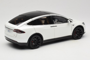 Tesla Model X ホワイト OEM 1:18 TESLA001 メタル - 画像 3/8