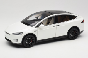 Tesla Model X ホワイト OEM 1:18 TESLA001 メタル