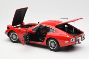 Toyota 2000 GT レッド AUTOart 1:18 78741 メタル - 画像 5/8