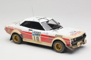 Toyota Celica 2000 GT RA21 #18 J-L. Therier RAC Rally 1977 IXO 1:18 18RMC189C メタル - 画像 4/6