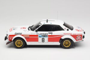 Toyota Celica 2000 GT RA21 #8 H. Mikkola / A. Hertz RAC Rally 1977 IXO 1:18 18RMC189A メタル - 画像 3/6