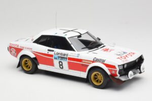 Toyota Celica 2000 GT RA21 #8 H. Mikkola / A. Hertz RAC Rally 1977 IXO 1:18 18RMC189A メタル - 画像 4/6