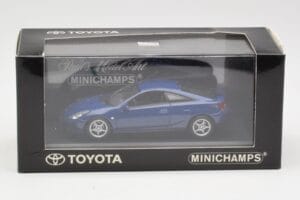 Toyota Celica T200 ダークブルー Minichamps 1:43 TOYOTA006 メタル - 画像 4/4