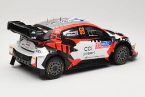 Toyota GR Yaris Rally1 #69 Toyota Gazoo Racing WRT K. Rovanpera / J. Halttunen Rally Finland 2024 IXO 1:18 18RMC218 メタル - 画像 2/6