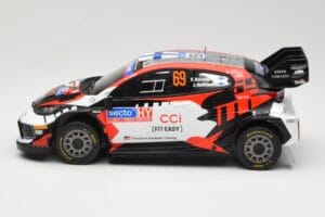 Toyota GR Yaris Rally1 #69 Toyota Gazoo Racing WRT K. Rovanpera / J. Halttunen Rally Finland 2024 IXO 1:18 18RMC218 メタル - 画像 3/6