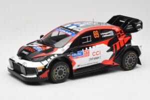 Toyota GR Yaris Rally1 #69 Toyota Gazoo Racing WRT K. Rovanpera / J. Halttunen Rally Finland 2024 IXO 1:18 18RMC218 メタル