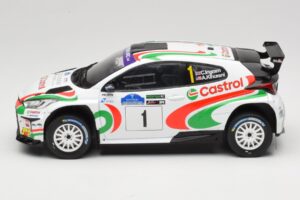 Toyota GR Yaris Rally2 #1 C. Ingram / R. Whittock Voyonic Grampian Forest Rally 2024 IXO 1:18 18RMC213 メタル - 画像 3/6
