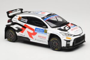 Toyota GR Yaris Rally2 #37 Y. Yamamoto Rally Finland 2024 IXO 1:18 18RMC212A メタル - 画像 4/6