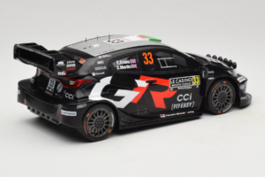 Toyota GR Yaris WRC #33 E. Evans / S. Martin Rally Monte Carlo 2025 IXO 1:18 18RMC229B メタル - 画像 2/6