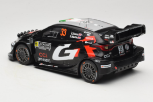 Toyota GR Yaris WRC #33 E. Evans / S. Martin Rally Monte Carlo 2025 IXO 1:18 18RMC229B メタル - 画像 5/6