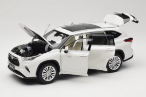 Toyota Highlander XU70 ホワイト OEM 1:18 26071-2011 メタル - 画像 2/8