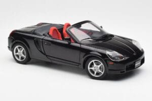 Toyota MR2 Spyder W30 ブラック LHD AUTOart 1:18 78714 メタル - 画像 6/8
