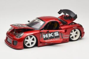 Toyota MR2 Spyder ZZW30 Tuned レッド Jada 1:18 63194 メタル - 画像 2/8