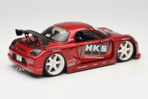 Toyota MR2 Spyder ZZW30 Tuned レッド Jada 1:18 63194 メタル - 画像 3/8