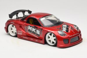 Toyota MR2 Spyder ZZW30 Tuned レッド Jada 1:18 63194 メタル - 画像 6/8