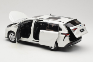 Toyota Sienna XL30 ホワイト OEM 1:18 TOYOTA013 メタル - 画像 5/8