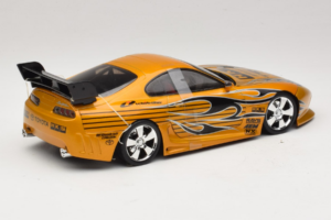 Toyota Supra A80 ゴールド Tunerz Edition Hot Wheels 1:18 B6091 メタル - 画像 3/7