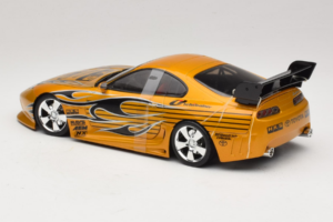 Toyota Supra A80 ゴールド Tunerz Edition Hot Wheels 1:18 B6091 メタル - 画像 6/7