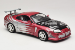 Toyota Supra A80 Fast & Furious パープル シルバー ERTL 1:18 33708 メタル - 画像 4/6