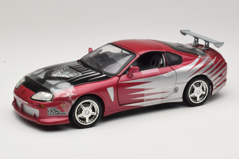 Toyota Supra A80 Fast & Furious パープル シルバー ERTL 1:18 33708 メタル