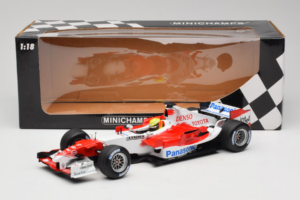 Toyota TF105 #17 R. Schumacher Panasonic Toyota Racing 2005 Minichamps 1:18 100050017 メタル - 画像 7/7