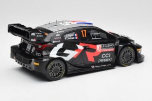 Toyota GR Yaris Rally1 #17 S. Ogier / V. Landais Rally Monte Carlo 2024 IXO 1:18 18RMC196 メタル - 画像 2/6