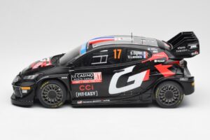 Toyota GR Yaris Rally1 #17 S. Ogier / V. Landais Rally Monte Carlo 2024 IXO 1:18 18RMC196 メタル - 画像 3/6