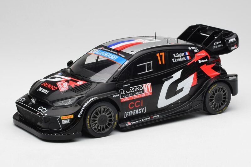 Toyota GR Yaris Rally1 #17 S. Ogier / V. Landais Rally Monte Carlo 2024 IXO 1:18 Toyota GR Yaris Rally1 #17 S. Ogier / V. Landais Rally Monte Carlo 2024 IXO 1:18 18RMC196 メタル