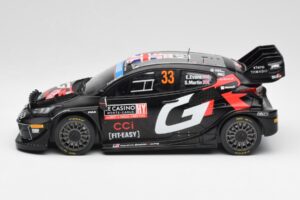 Toyota Yaris Rally1 WRC #33 E. Evans / S. Martin Rally Monte Carlo Night Version 2024 IXO 1:18 18RMC197 メタル - 画像 3/6