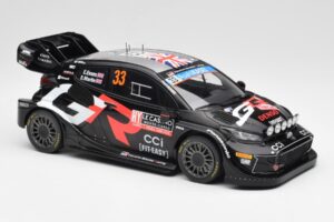 Toyota Yaris Rally1 WRC #33 E. Evans / S. Martin Rally Monte Carlo Night Version 2024 IXO 1:18 18RMC197 メタル - 画像 4/6