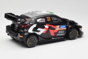 Toyota Yaris Rally1 WRC #33 E. Evans / S. Martin Rally Sweden 2024 IXO 1:18 18RMC200 メタル - 画像 2/6