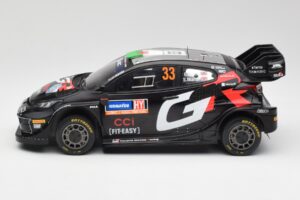 Toyota Yaris Rally1 WRC #33 E. Evans / S. Martin Rally Sweden 2024 IXO 1:18 18RMC200 メタル - 画像 3/6