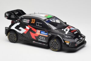 Toyota Yaris Rally1 WRC #33 E. Evans / S. Martin Rally Sweden 2024 IXO 1:18 18RMC200 メタル - 画像 4/6