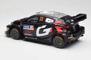 Toyota Yaris Rally1 WRC #33 E. Evans / S. Martin Rally Sweden 2024 IXO 1:18 18RMC200 メタル - 画像 5/6