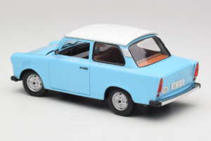 Trabant 601 Deluxe ブルー ホワイト Sun Star 1:18 4286 メタル - 画像 5/6